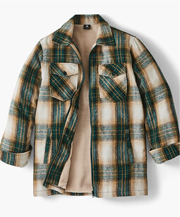 Pegasus Sherpa Lined Zip Overshirt - MF665